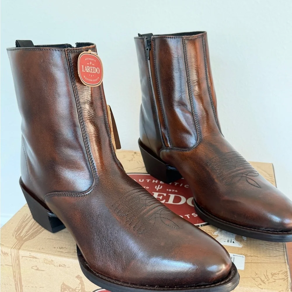 Laredo Fletcher Western Boots Pointed Toe Sz 11.5 Men Rodeo Cowboy Country Howdy - Picture 15 of 16